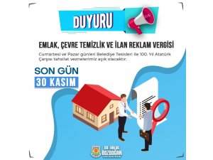 Tarsus’ta vezneler hafta sonu da açık