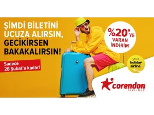 Corendon Airlines’den erken rezervasyon kampanyası