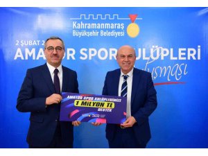 Büyükşehirden amatör spor kulüplerine 1 milyon lira destek