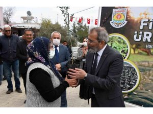 Tarsus Belediyesi, 24 mahallede üreticilere ücretsiz fidan dağıttı