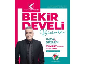 Bekir Develi ile Bizim Hikayemiz, Kepez Kitap Fuarı’nda