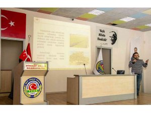 Mut’ta üreticilere Antep Fıstığı Yetiştiriciliği eğitimi verildi