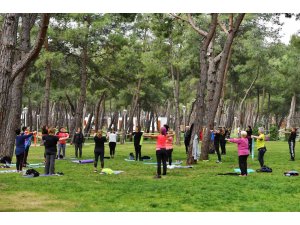 Konyaaltı’nda sabah sporu