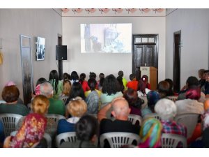 ‘Yün Bebek’ filminin gösterimi Silifkeli kadınlar için Gazi Çiftliği’nde yapıldı.