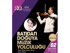 Keman sanatçısı Hasan Gökçe Yorgun ve piyanist Jiao Li, festivalde sahne alacak