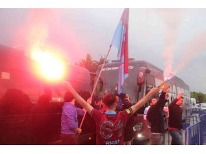 Trabzonspor, Hatay’da coşku ile karşılandı