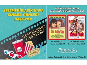 Pozantı’da "Açık Hava Sinema Günleri" başlıyor