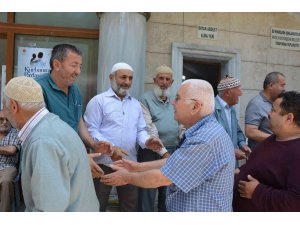 Korkuteli’nde hacı adayları dualarla uğurlandı