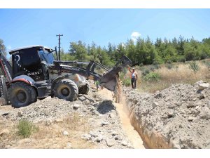 Yangın bölgesine 16 milyonluk içme suyu yatırımı