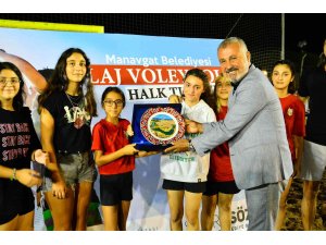 Manavgat’ta plaj voleybolu şöleni sona erdi