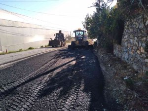 Alanya’nın kırsal yollarında kış hazırlıkları sürüyor