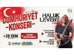 Haluk Levent 28 Ekim’de Tarsus’ta