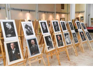 184 Atatürk portresi 75. Yıl Sanat Galerisi’nde sergileniyor