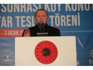 Cumhurbaşkanı Erdoğan’dan Manavgat’ta yapılan konutların hak sahiplerine müjde