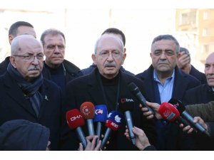 CHP Genel Başkanı Kılıçdaroğlu Diyarbakır’da deprem bölgesinde