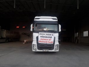 Antepli depremzede hayvancılara Aydın’dan 20 ton yem desteği