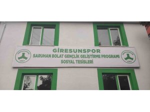 Giresunspor, altyapı tesislerine Saruhan Bolat’ın adını verdi