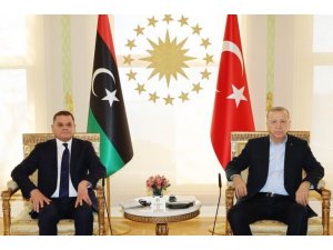 Cumhurbaşkanı Erdoğan, Libya Başbakanı Abdülhamid Dibeybe’yi kabul etti