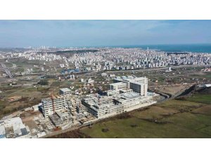 Samsun Şehir Hastanesi’nin kaba inşaatı bitmek üzere