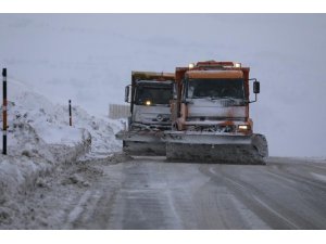 Erzincan’da kardan 31 köy yolu ulaşıma kapalı