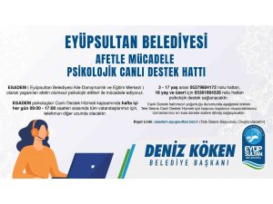 ESADEM Afetle Mücadele Psikolojik Canlı Destek Hattı başlattı