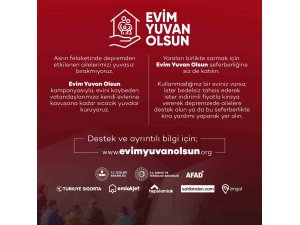 “Evim Yuvan Olsun” kampanyasına 3 günde 4 bin 568 başvuru