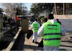 Hatay’ı Nevşehir Belediyesi  temizliyor