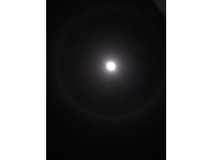 Hatay’da ’Ay halkası’ görüntülendi
