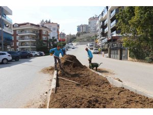 Oba Mahallesi’nde peyzaj çalışmaları tüm hızıyla sürüyor