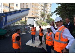 Başkan Özyiğit, yol çalışmalarını inceledi