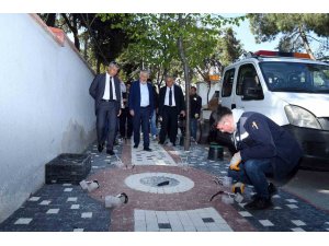 İstasyon Caddesi yenileniyor, kent estetiğine uygun hale getiriliyor