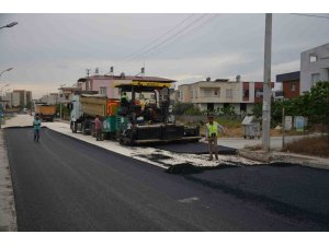 Tarsus’ta yol yapım çalışmaları sürüyor