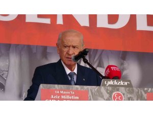 Bahçeli: “Bir terörist alçakça ve cüretkar şekilde milletimizi tehdit ederek, ’14 Mayıs’ta Kılıçdaroğlu kazanamazsa iç savaş çıkar’ diyebilmiştir"