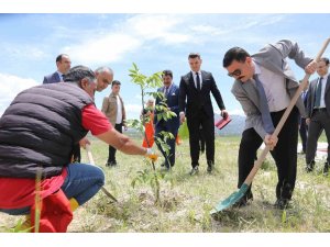 Burdur’da yeni cezaevi kampüsünde fidan dikim etkinliği düzenlendi