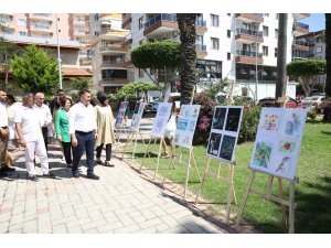 Mahmutlar ‘da el sanatları kursları yıl sonu sergisi açıldı