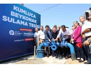 Antalya’da sulama birliklerinin elektrik maliyetlerinin yüzde 85’ini büyükşehir karşılıyor