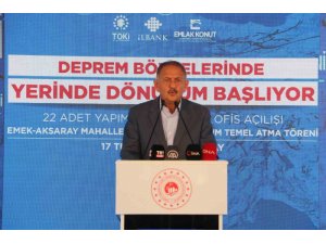 Bakan Özhaseki: “Yerinde dönüşüm projesine e-Devlet üzerinden son bir saat içerisinde tam bin 200 başvuru oldu”