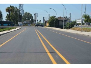 Tarsus’ta İsmet Akın Caddesi yenilendi