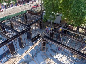 Muratpaşa Camii’nin müştemilat inşaatı sürüyor