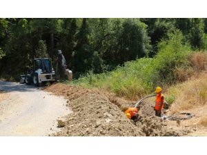 Karacaören mahallesi ilk kez içme suyuna kavuşuyor