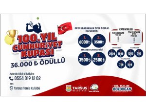 Tarsus’ta 100. Yıl Cumhuriyet Kupası başladı