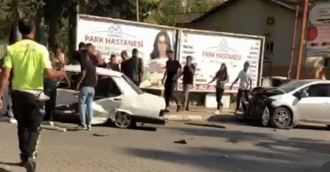 Osmaniye’de trafik kazası: 2 kişi yaralandı