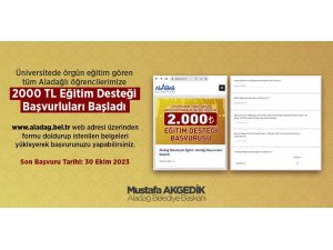 Aladağ Belediyesinden öğrencilere burs desteği