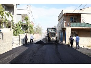 Kahramanmaraş’ta Eyüp Sultan Mahallesi’nde asfalt çalışması