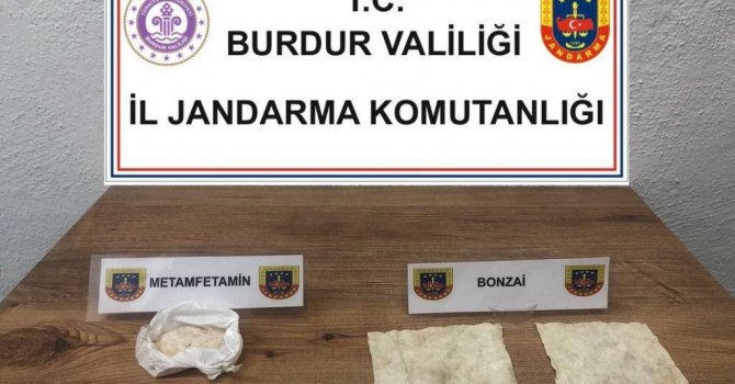 Burdur’da jandarmanın uyuşturucu operasyonunda 1 şüpheli tutuklandı