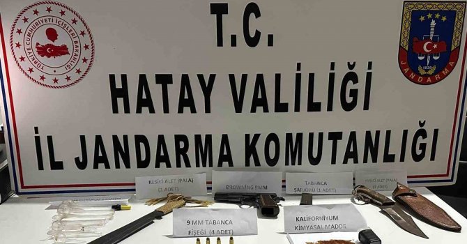 Hatay’da 2 şüpheli yakalandı