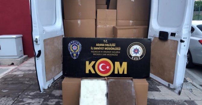 Adana’da sigara kaçakçılarına geçit yok: 2 kişi yakalandı