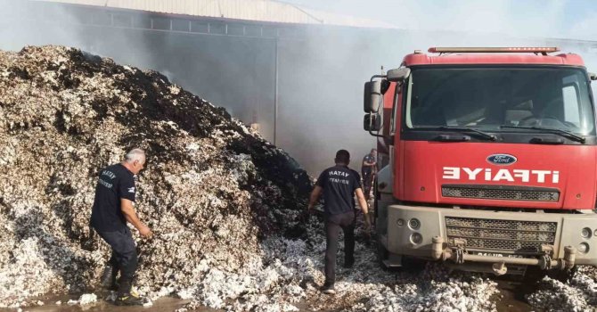 Hatay’da çırçır fabrikasında yangın