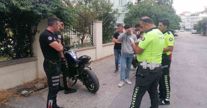 Çevreyi rahatsız eden motosiklete hem para hem trafikten men cezası