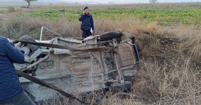 Burdur’da şarampole yuvarlanan otomobildeki üniversite öğrencisi hayatını kaybetti